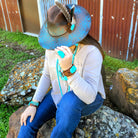 Turquoise Triple Strand Bracelet 804j-2