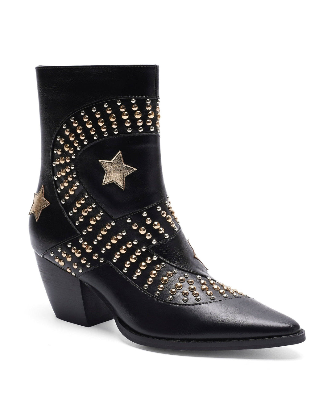 ARISA-80 Star-Studded Western Cowgirl Boots