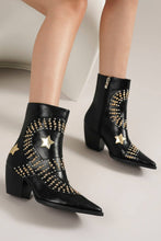 Load image into Gallery viewer, ARISA-80 Star-Studded Western Cowgirl Boots
