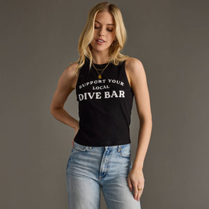 Support Your Local Dive Bar Tank Top