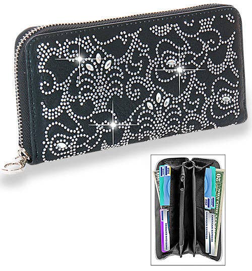 Rhinestone Design Wallet