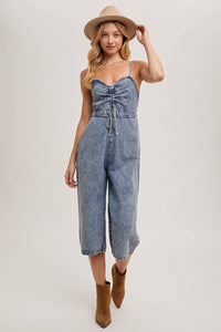 Emile Acid Washed Denim Jumpsuit