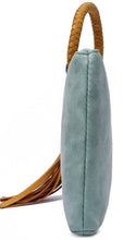 Load image into Gallery viewer, Cuff Handle Tassel Wristlet Clutch
