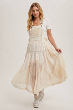 Load image into Gallery viewer, Millie Lace Embroidered Tulle Bib Maxi Dress
