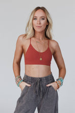 Load image into Gallery viewer, Tattoo Bralette - Rust
