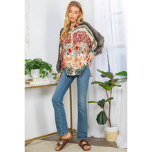 Load image into Gallery viewer, Bishop Sleeves Loose Western Printed Shirt Top
