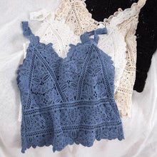 Load image into Gallery viewer, Sweet Child Boho Lace Crochet Top - O/S

