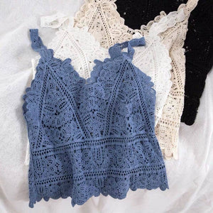 Sweet Child Boho Lace Crochet Top - O/S