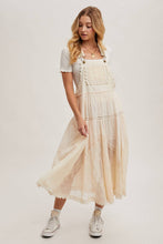 Load image into Gallery viewer, Millie Lace Embroidered Tulle Bib Maxi Dress
