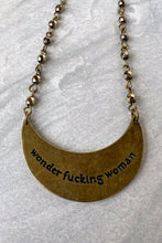 Load image into Gallery viewer, Wonder Woman Necklace in Bronze
