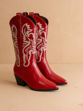 Load image into Gallery viewer, The Amaya | Cherry Classic Western Boot
