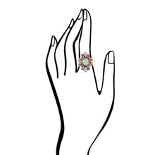 Load image into Gallery viewer, Native Color Turquoise Multi Stone Ring
