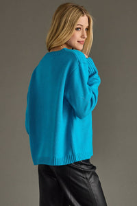 Blue & Pink Ski Sweater