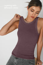 Load image into Gallery viewer, NikiBiki Vintage Reversible Ribbed Tank
