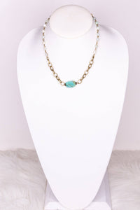 Gypsy Necklace in Amazonite