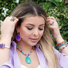 Load image into Gallery viewer, Native Color Turquoise Multi Stone Ring
