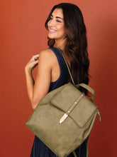 Load image into Gallery viewer, Chic Studded Whipstitch Backpack
