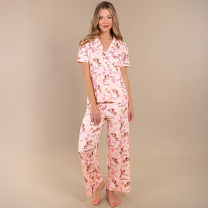 Vintage Cowgirl Pajama Pants Set