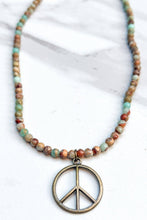 Load image into Gallery viewer, Peace Imperial Jasper Necklace
