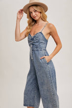 Load image into Gallery viewer, Emile Acid Washed Denim Jumpsuit
