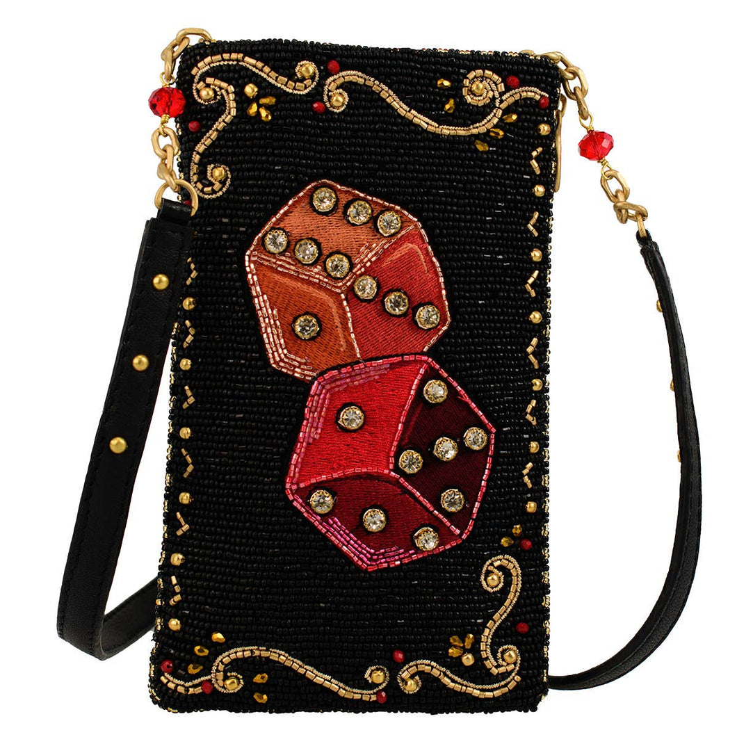 Roll 'Em Double Dice Crossbody Phone Bag