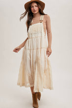 Load image into Gallery viewer, Millie Lace Embroidered Tulle Bib Maxi Dress
