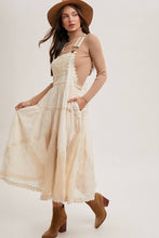 Load image into Gallery viewer, Millie Lace Embroidered Tulle Bib Maxi Dress

