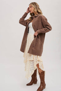 Aria Lace Tiered Midi Skirt