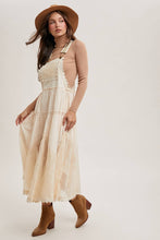 Load image into Gallery viewer, Millie Lace Embroidered Tulle Bib Maxi Dress
