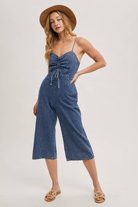 Emile Acid Washed Denim Jumpsuit