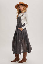 Load image into Gallery viewer, Millie Lace Embroidered Tulle Bib Maxi Dress

