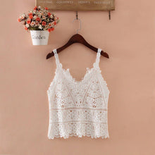 Load image into Gallery viewer, Sweet Child Boho Lace Crochet Top - O/S
