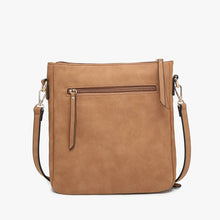 Load image into Gallery viewer, Layla Faux Suede Whipstitch Crossbody w/ Tassel
