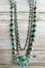 Load image into Gallery viewer, Janet Necklace Turquoise
