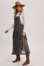 Load image into Gallery viewer, Millie Lace Embroidered Tulle Bib Maxi Dress
