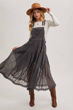 Load image into Gallery viewer, Millie Lace Embroidered Tulle Bib Maxi Dress

