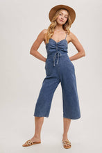 Load image into Gallery viewer, Emile Acid Washed Denim Jumpsuit
