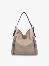 Load image into Gallery viewer, Alexa 2-in-1 Hobo Bag w/Dual Zip Compartments
