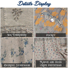 Load image into Gallery viewer, Printed Patchwork Mix Media Top
