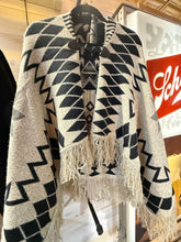 Load image into Gallery viewer, Keshia Aztec Poncho - One Size
