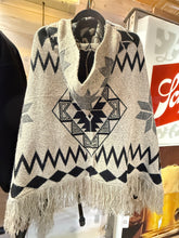 Load image into Gallery viewer, Keshia Aztec Poncho - One Size
