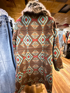 Camille Bold Aztec Winter Coat