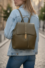 Load image into Gallery viewer, Chic Studded Whipstitch Backpack
