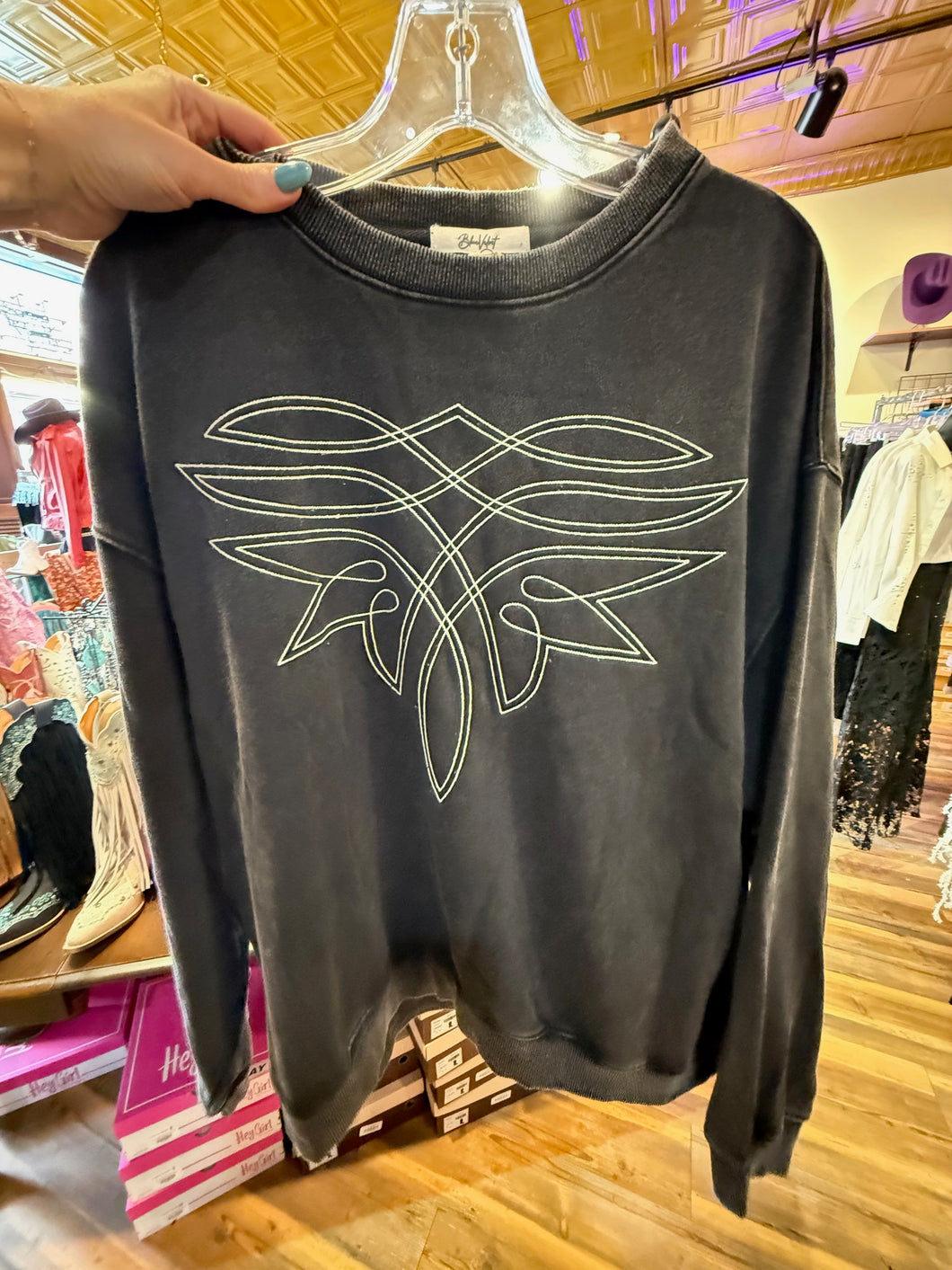 Nadia Bootstitch Crew Neck Sweatshirt