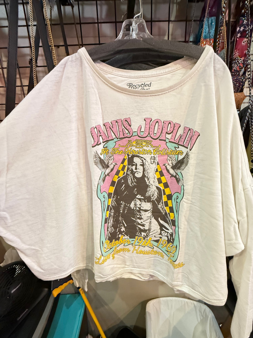 Janis Joplin Burnout Crewneck - O/S