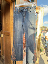 Load image into Gallery viewer, Avory Sparkle Floral Jeans
