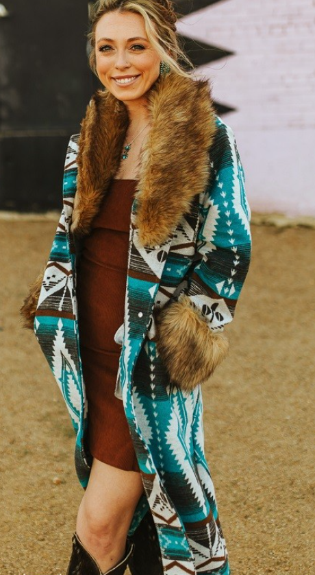 Bianca Aztec Coat