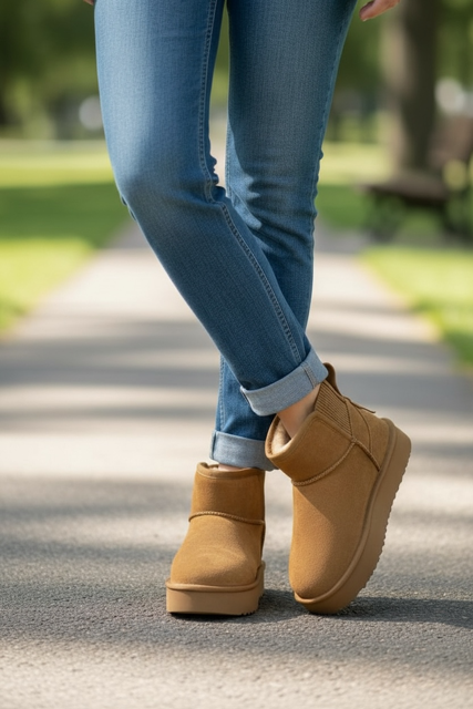 Very G Brooklyn Tan Platform Boots