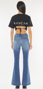 Kan Can High Rise Flare Jean