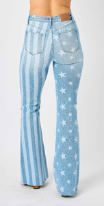 Judy Blue Stars & Stripes Flare